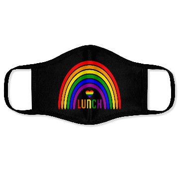 Discover LGBTQ Rainbow Lunch - Colorful Pride Face Masks