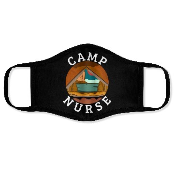 Discover Summer Camp Nurse Women Face Masks