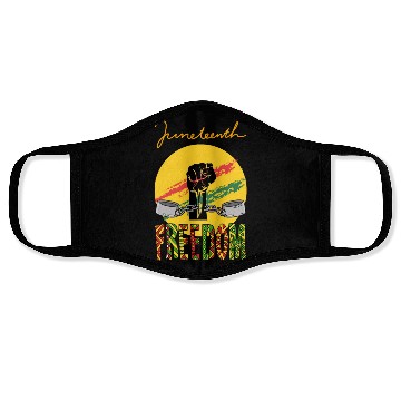 Discover JUNETEENTH FREEDOM APPAREL Face Masks