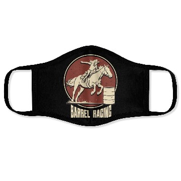 Discover Barrel Racing Gifts Face Masks