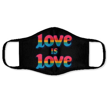 Discover Love is Love: Celebrate Pride and Unity Face Masks