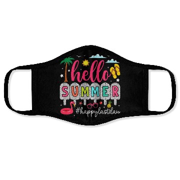 Discover Happy Last Day of School Teacher Face Masks