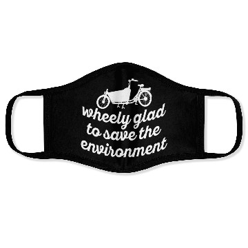 Discover Wheely Glad Environment Cargo Cargobike Face Masks