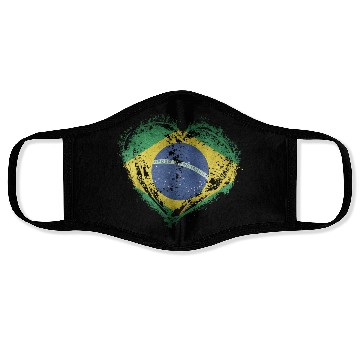 Discover Vintage Brazil Stylish Design Face Masks