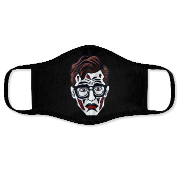 Discover Nerdy Nerd Sad Clown Face Face Masks