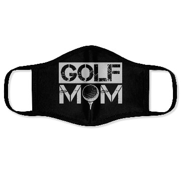 Discover Golf mom Face Masks