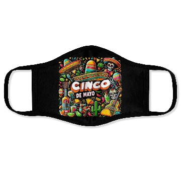 Discover Cinco de Mayo Fiesta Face Masks