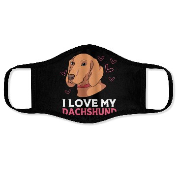 Discover Pet Lover Wirehaired Dachshund Dog Face Masks