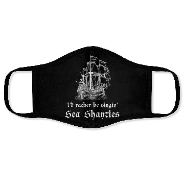 Discover Sailor Meme Pirate Ship Ocean Sailing Face Masks