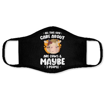 Discover Cattle Farmer Moo Nature Face Masks