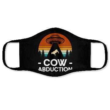Discover Cows Farmer Moo Stable Face Masks