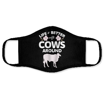 Discover Cow Farmer Cattle Farmer Face Masks