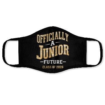 Discover Officially A Junior Future Class of 2026 Face Masks