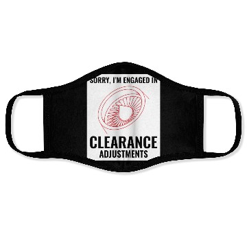 Discover Aircraft Jet Engine Mechanic Aviation Technician Face Masks