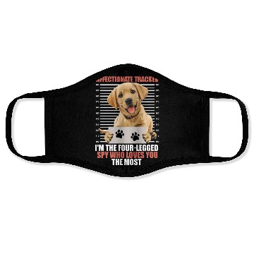 Discover Labrador AFFECTIONATE TRACKER Four Legged Spy Face Masks