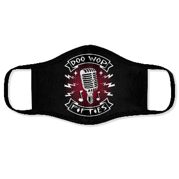 Discover Doo Wop Clothes Vintage Microphone Face Masks