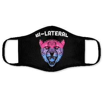 Discover Bilateral Bisexual LGBTQ Bi Pride Asexual Pride Mo Face Masks