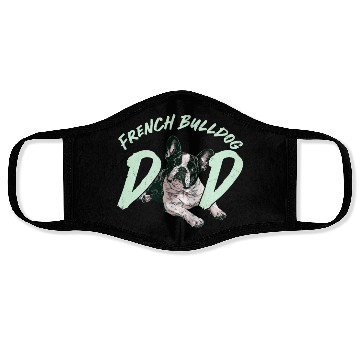 Discover French Bulldog Owner Frenchie FRENCH BULLDOG Face Masks