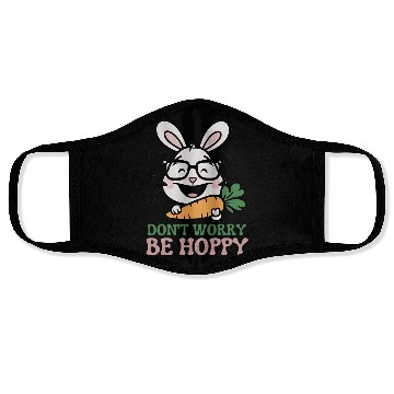 Discover Dont Worry Be Hoppy Face Masks