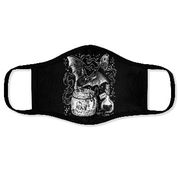 Discover Gothic clothing aesthetic occult Face Masks