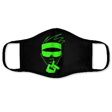 Discover Green neon face GT Face Masks