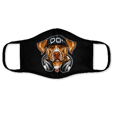 Discover Pitbull Clothing Hipster Graphic Premium Face Masks