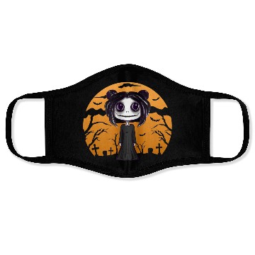 Discover Scary Halloween Clothing Premium Face Masks