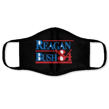 Discover REAGAN BUSH 84 Classic Face Masks