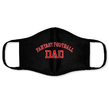 Discover FANTASY FOOTBALL DAD Face Masks
