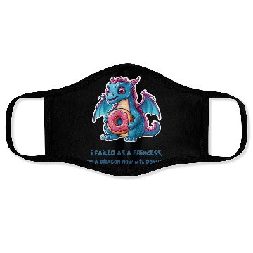 Discover I failed as a princess im a dragon now Face Masks