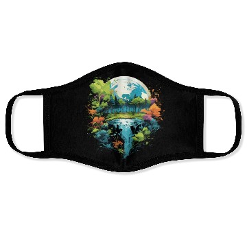 Discover Respect Your Mother Earth Day Save Our Planet Face Masks