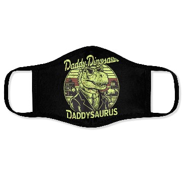 Discover Daddy Dinosaur Daddysauru Supernatural Face Masks