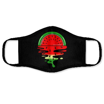 Discover Watermelon Sunset Summer Fruit Lover Face Masks