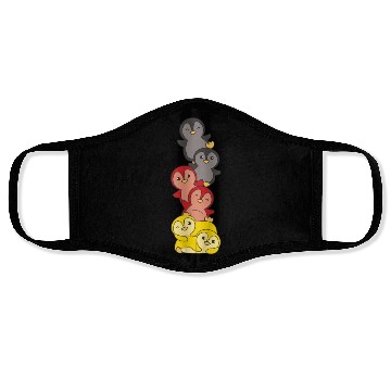 Discover German Flag Penguin German Germany Face Masks