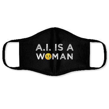 Discover AI Woman Technology Computer Science Face Masks
