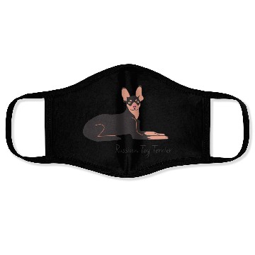 Discover Russian Toy Terrier Face Masks