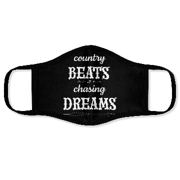 Discover country BEATS chasing DREAMS Face Masks