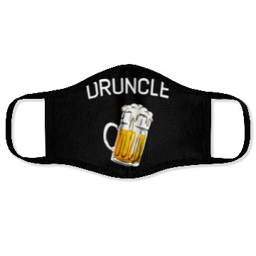 Discover Druncle Whiskey Drunk Uncle Face Masks