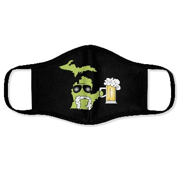 Discover Michigan Beer original Face Masks