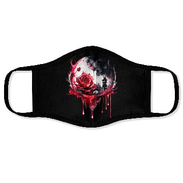 Discover Creepy Roses Face Masks