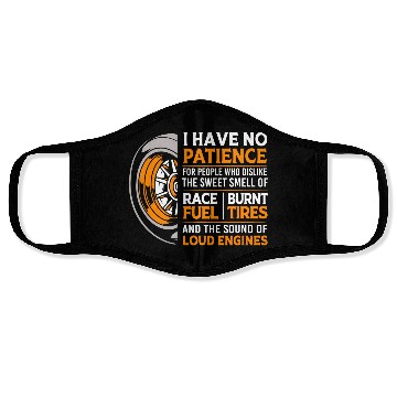 Discover Race Car People Drag Racing Funny Car Face Masks