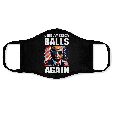 Discover America Trump 2024 Patriotic Republican Face Masks