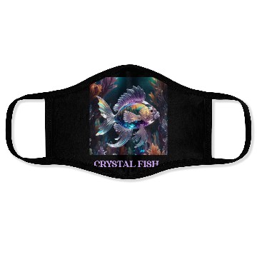 Discover Colorful Crystal Glass Fantasy Fish Face Masks
