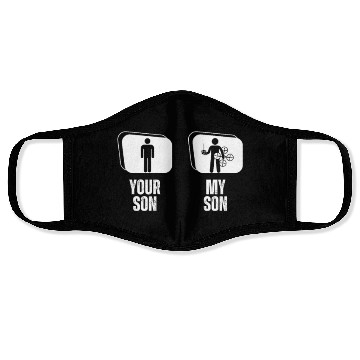 Discover Your Son My Son Dad Father Mom Mother Drone Pilot Face Masks