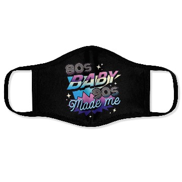 Discover 80s music,80s fashion lovers Face Masks