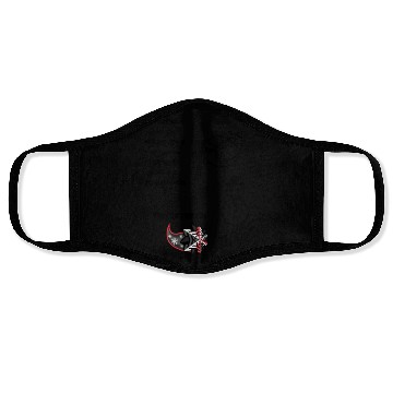 Discover snowman/shark cross Face Masks