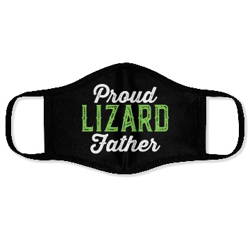 Discover Proud Lizard Father Face Masks - Funny Pet Reptile