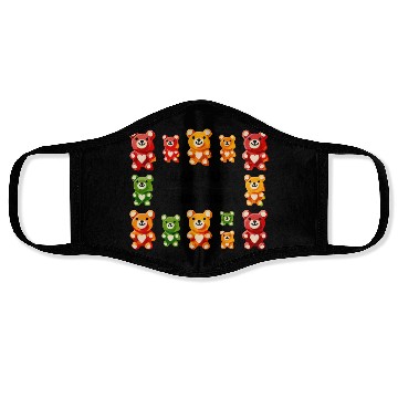 Discover Bear Hugs and Candy Kisses Gummy Bears Face Masks