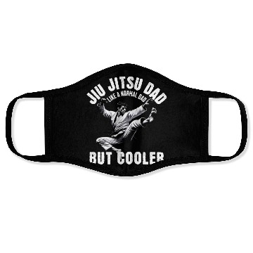 Discover Jiu-Jitsu Dad Face Masks BJJ Men Father Vintage