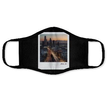 Discover Mono Enterprises "Travels" Los Angeles DTLA Face Masks